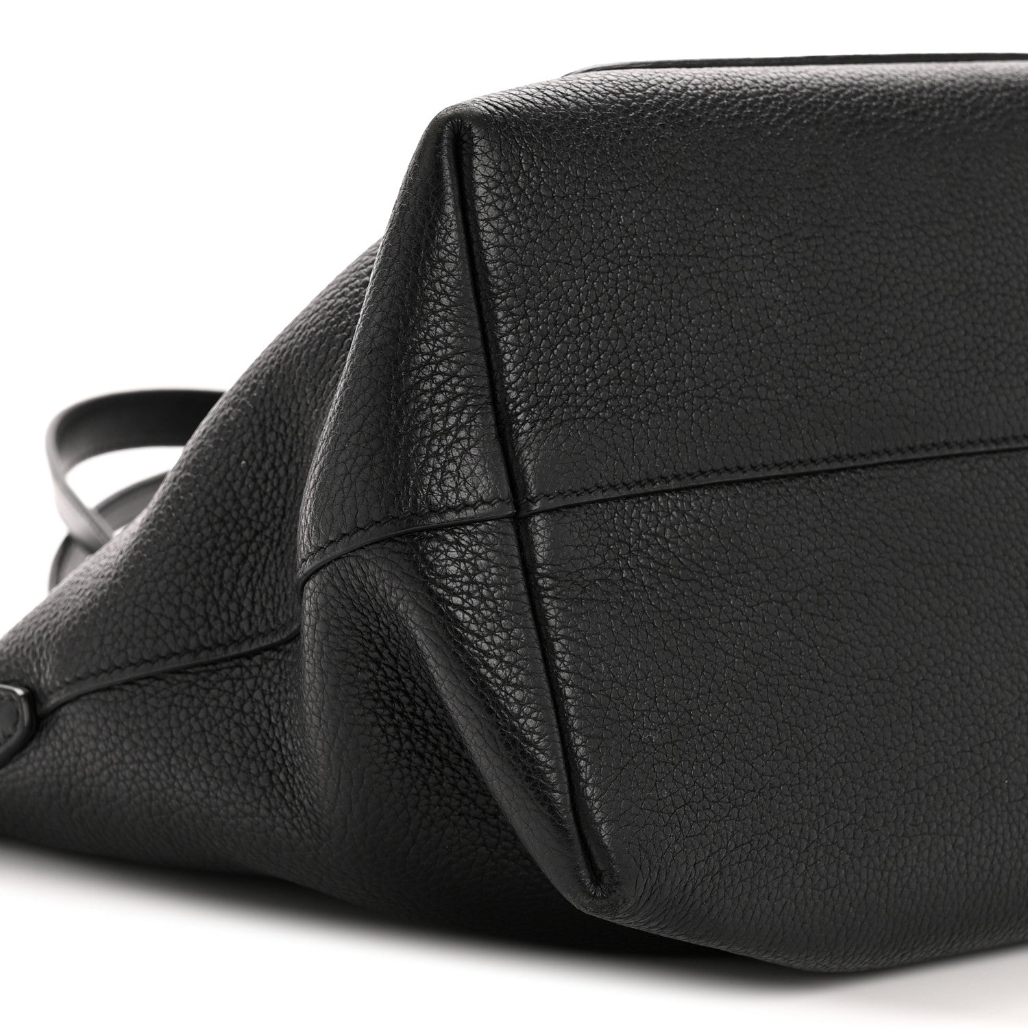 Prada Vitello Daino Pocket Small Tote Black 10 of 17