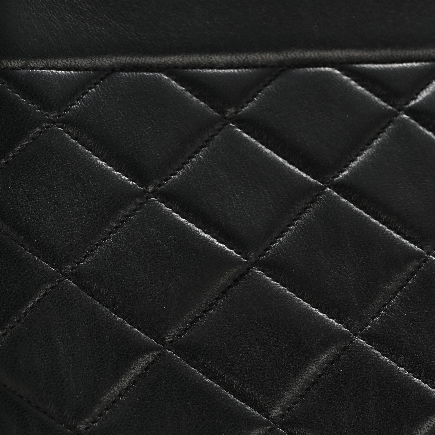 Chanel Lambskin Quilted Medium Single Flap Black 14 of 14