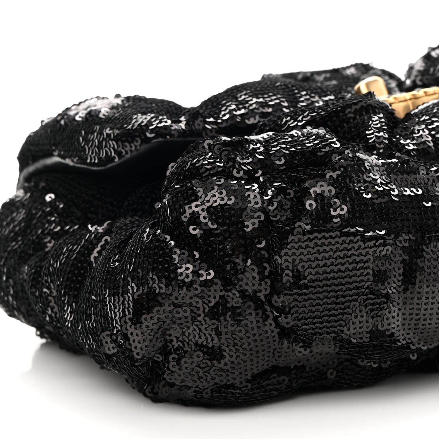 Chanel Sequin Quilted Medium Chanel 19 Flap Black 8 of 9