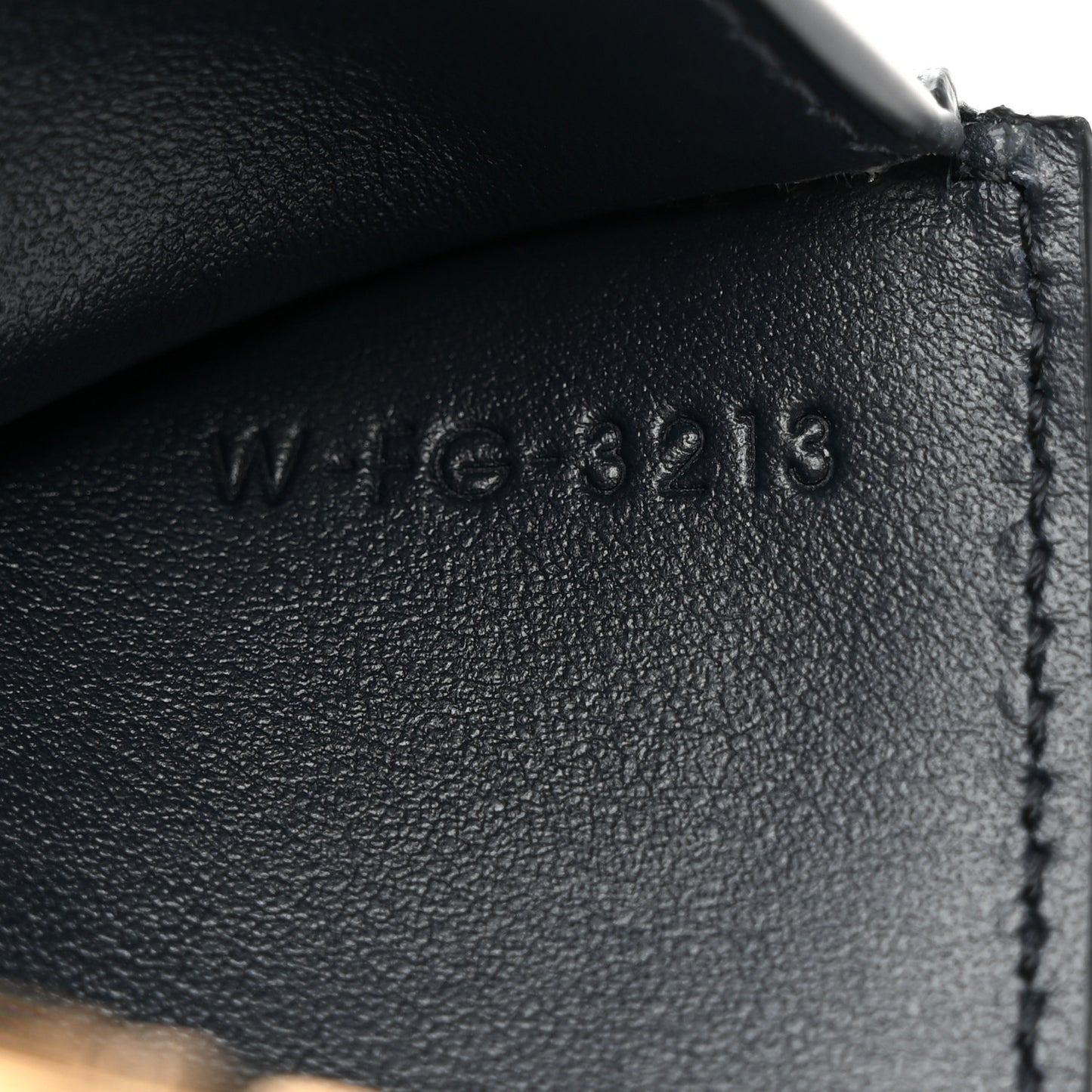 Calfskin Compact Triomphe Wallet With Coin Purse Dark Blue