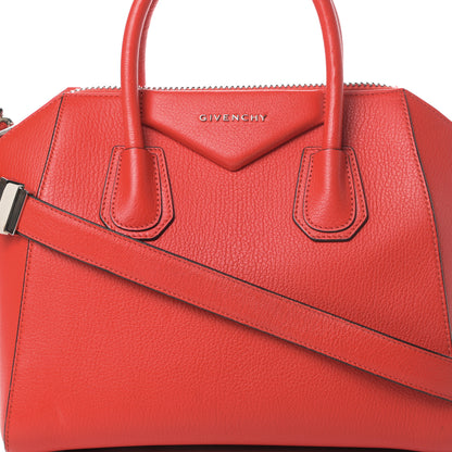 Givenchy Sugar Goatskin Small Antigona Red 9 of 12