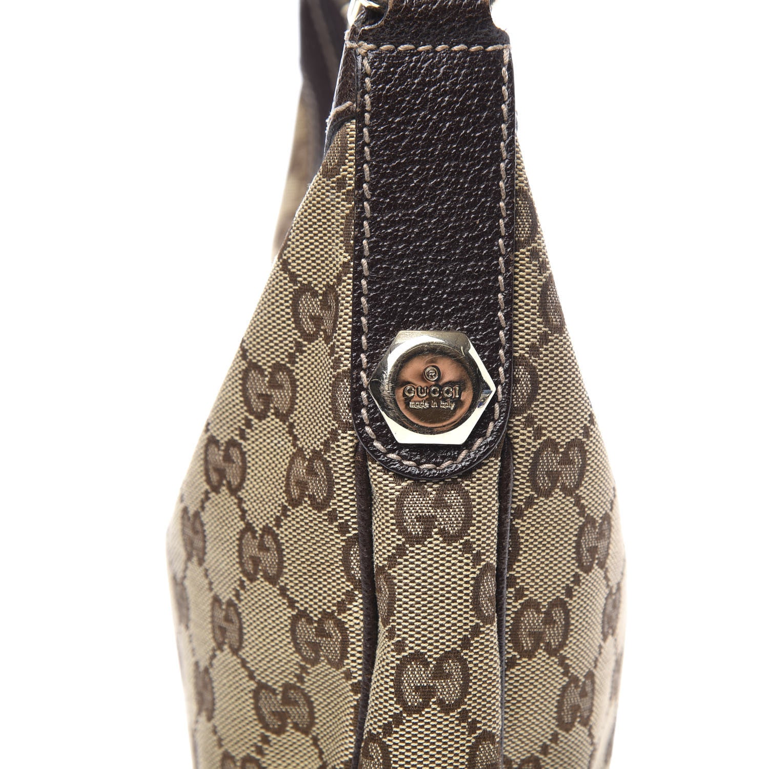 Gucci Monogram Charmy Hobo Brown 10 of 10
