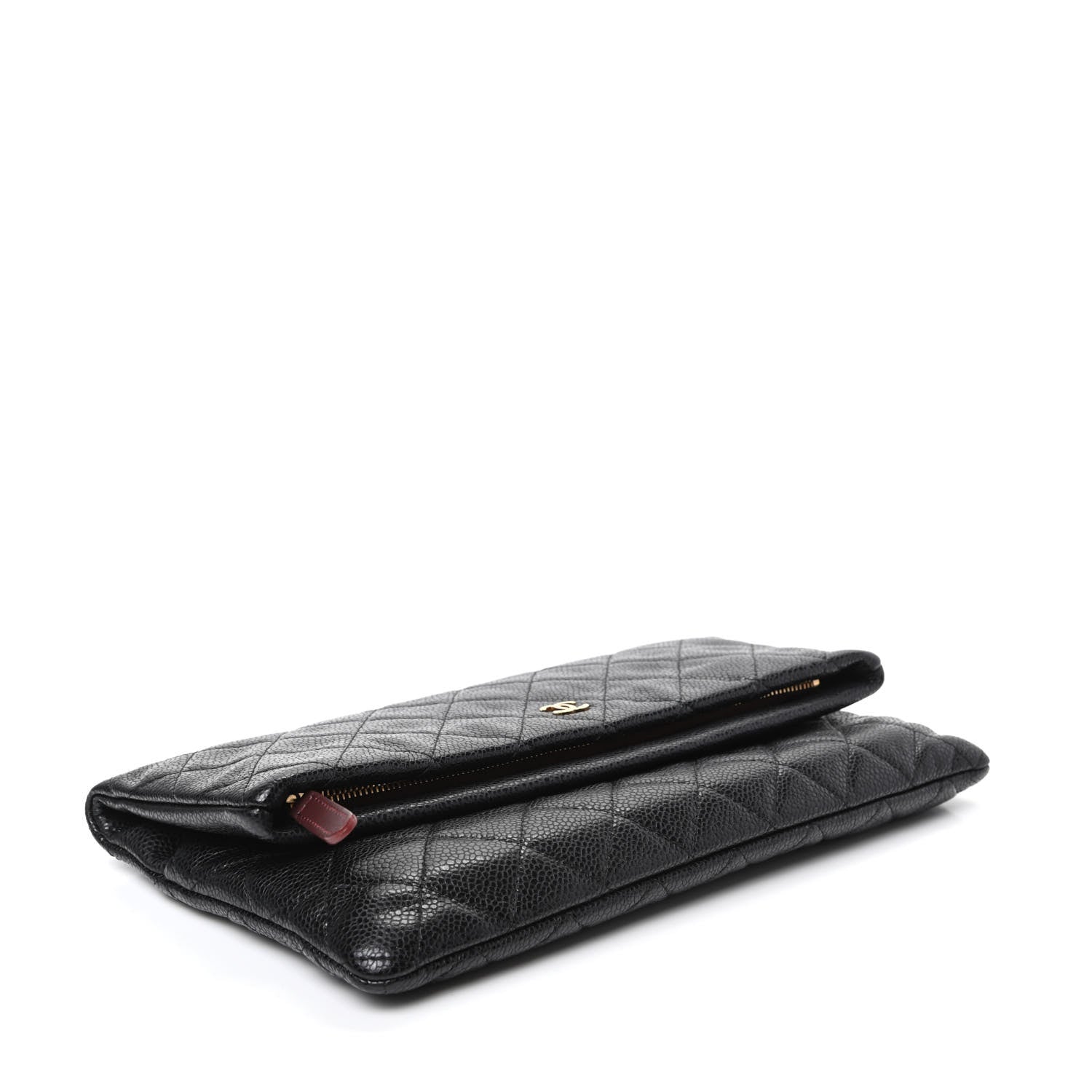 Chanel Caviar Quilted CC Beauty Clutch Black 4 of 8