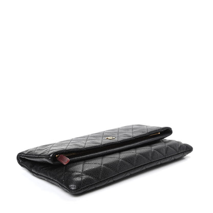 Chanel Caviar Quilted CC Beauty Clutch Black 4 of 8