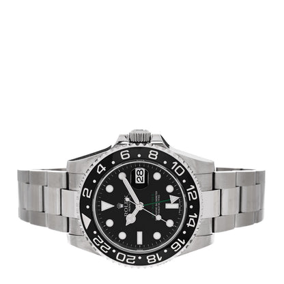 Rolex Stainless Steel 40mm Oyster Perpetual Date GMT Master II Watch Black 116710LN 2 of 4