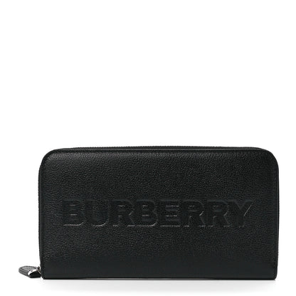 Burberry Soft Grain Elmore Zip Around Wallet Black 1 of 11