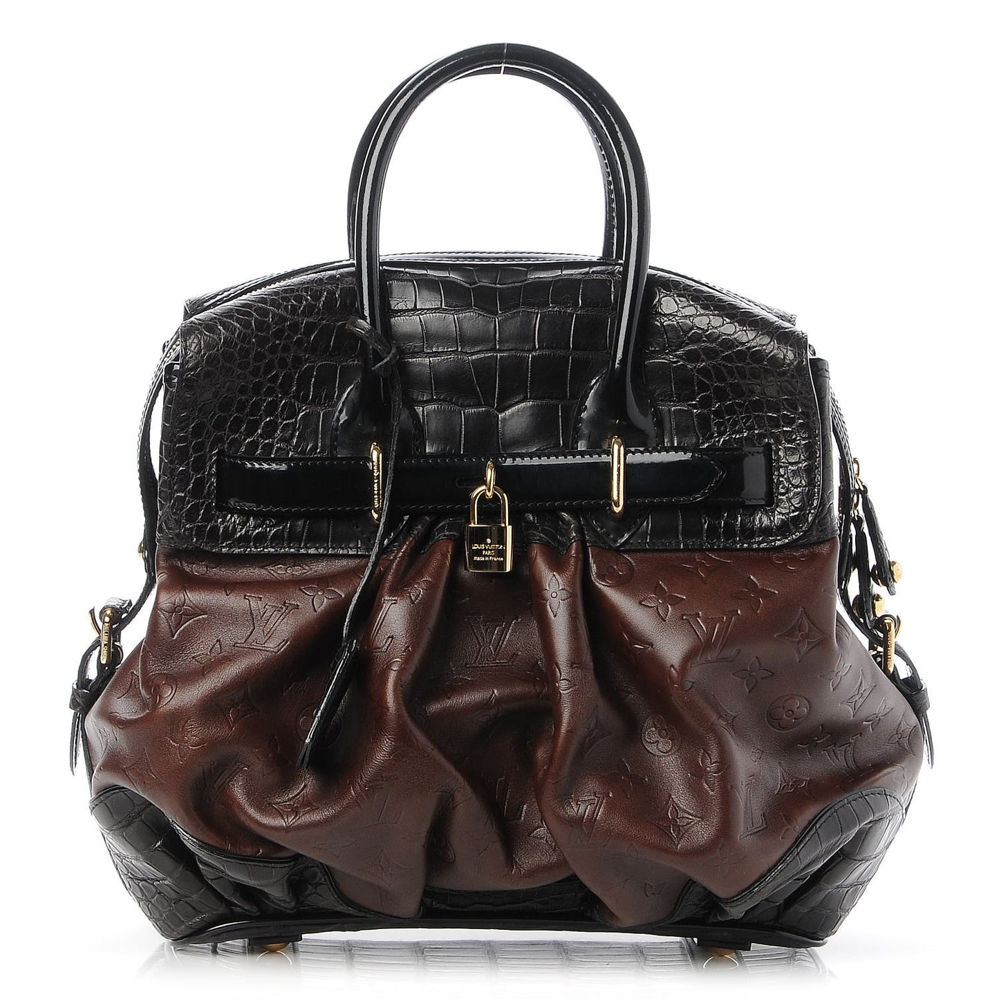 Monogram Embossed Alligator Les Extraordinaires City Steamer