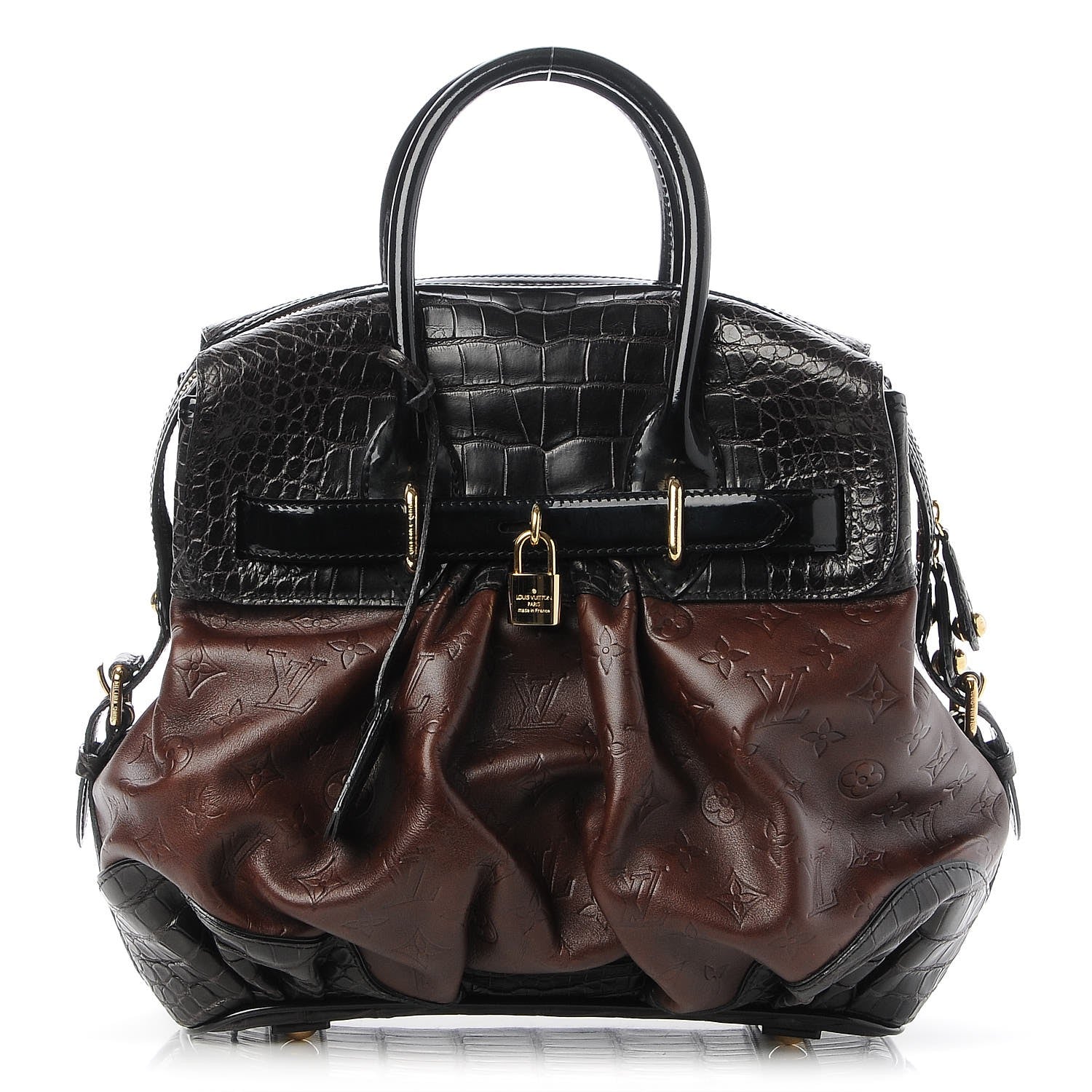 Louis Vuitton Monogram Embossed Alligator Les Extraordinaires City Steamer 1 of 6