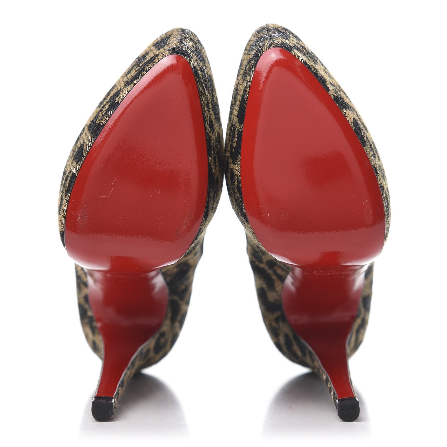 Jacquard Leopard Print Daffodile 160 Pumps 37 Black