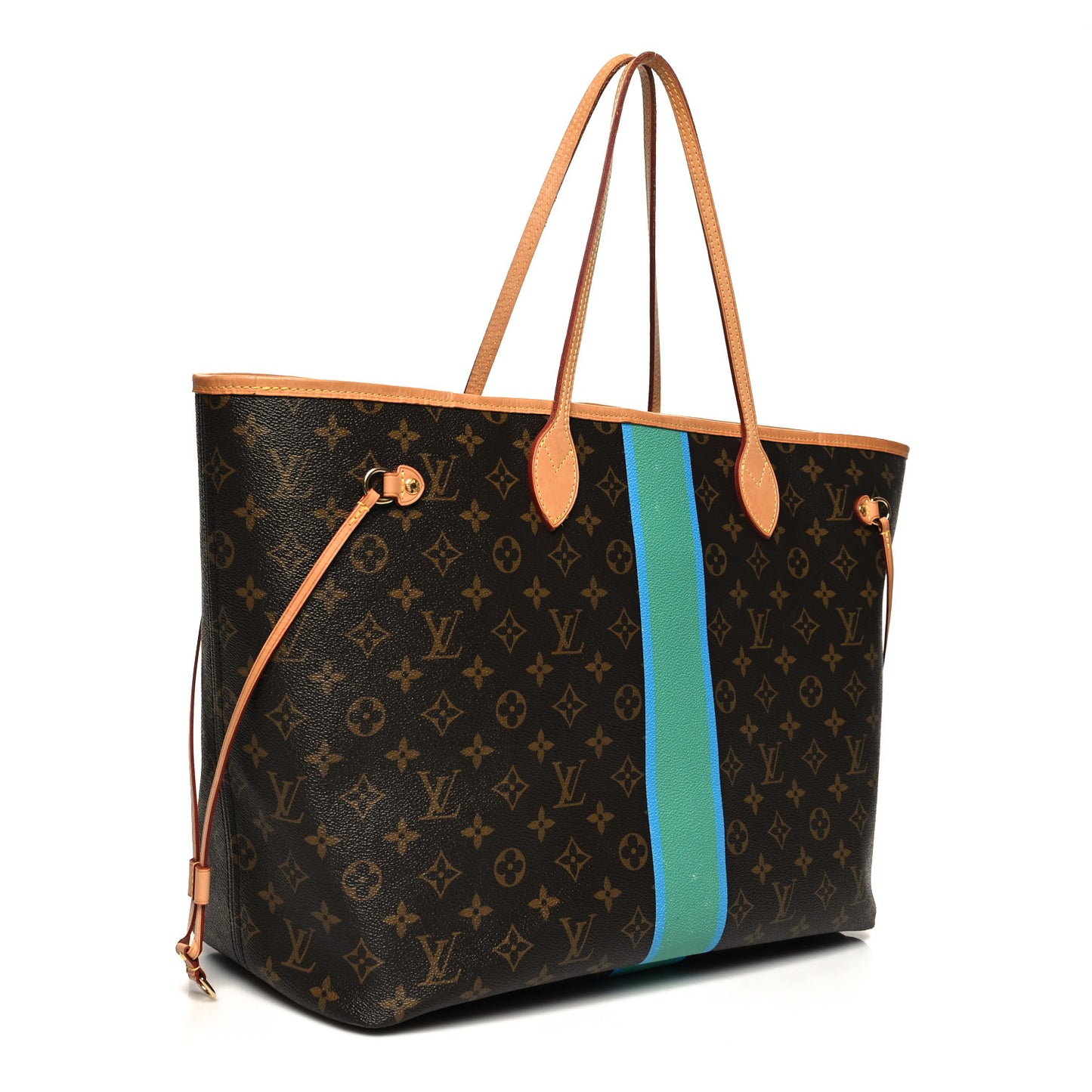 Monogram My LV Heritage Neverfull MM Blue Green