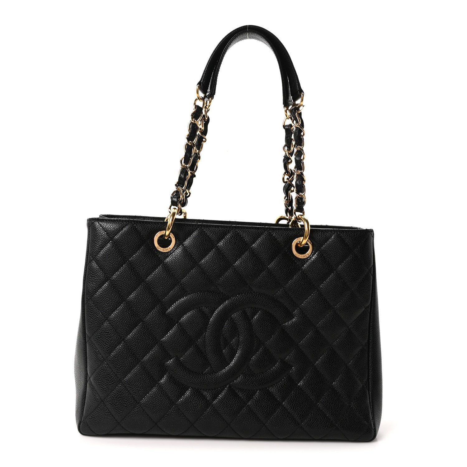 Chanel Caviar Quilted Grand Shopping Tote GST Black 1 of 10