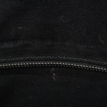 Balenciaga Rubber Calfskin Canvas Navy Tote Black 9 of 10