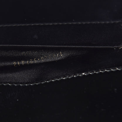 Saint Laurent Textured Patent Monogram Small Belle De Jour Clutch Black 7 of 12