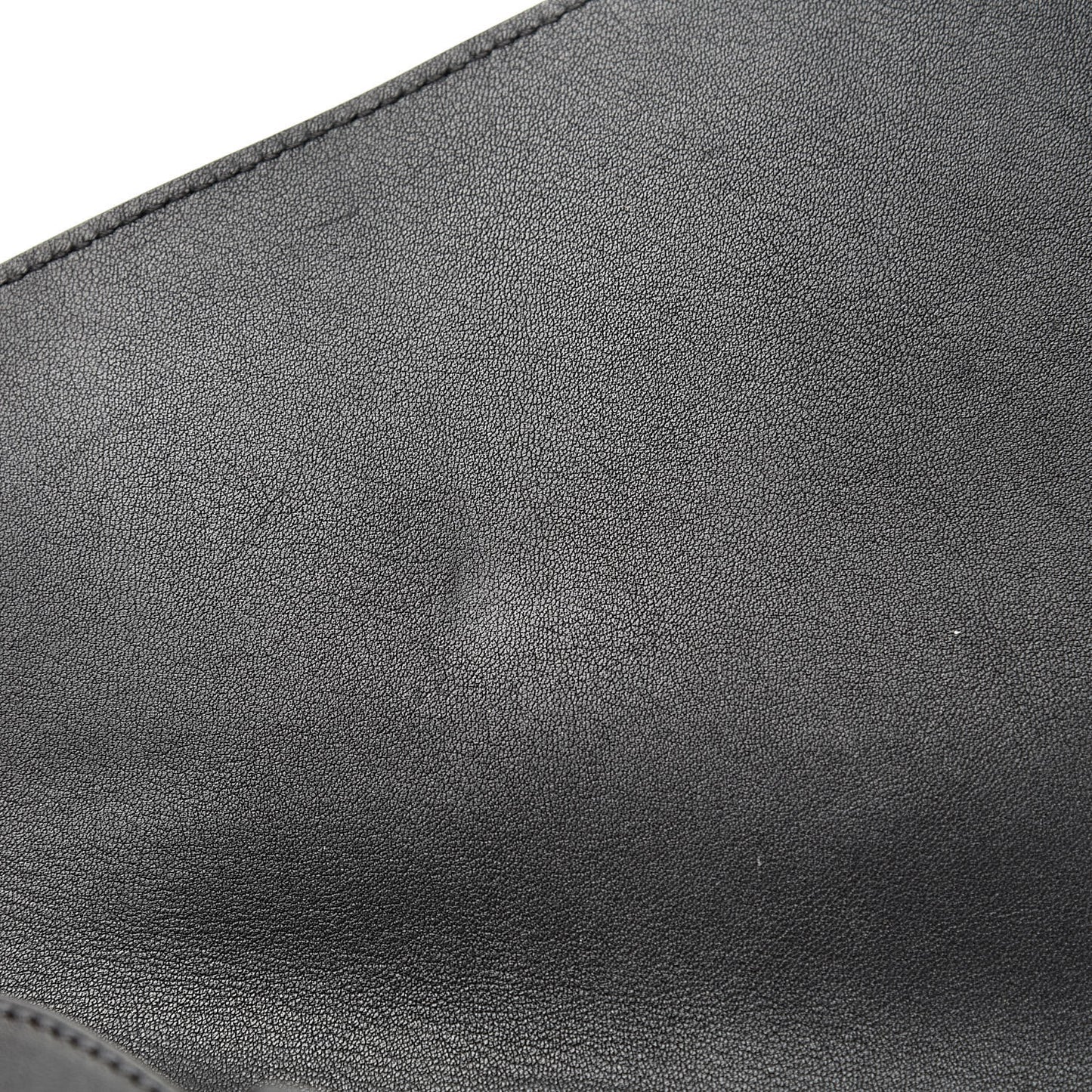 Smooth Calfskin Medium Antigona Studded Envelope Clutch Black