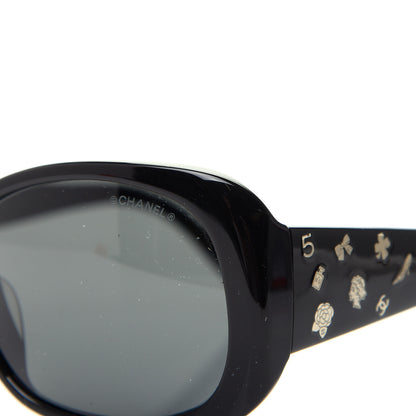 Chanel Acetate Charms Sunglasses 5123 Black 7 of 8