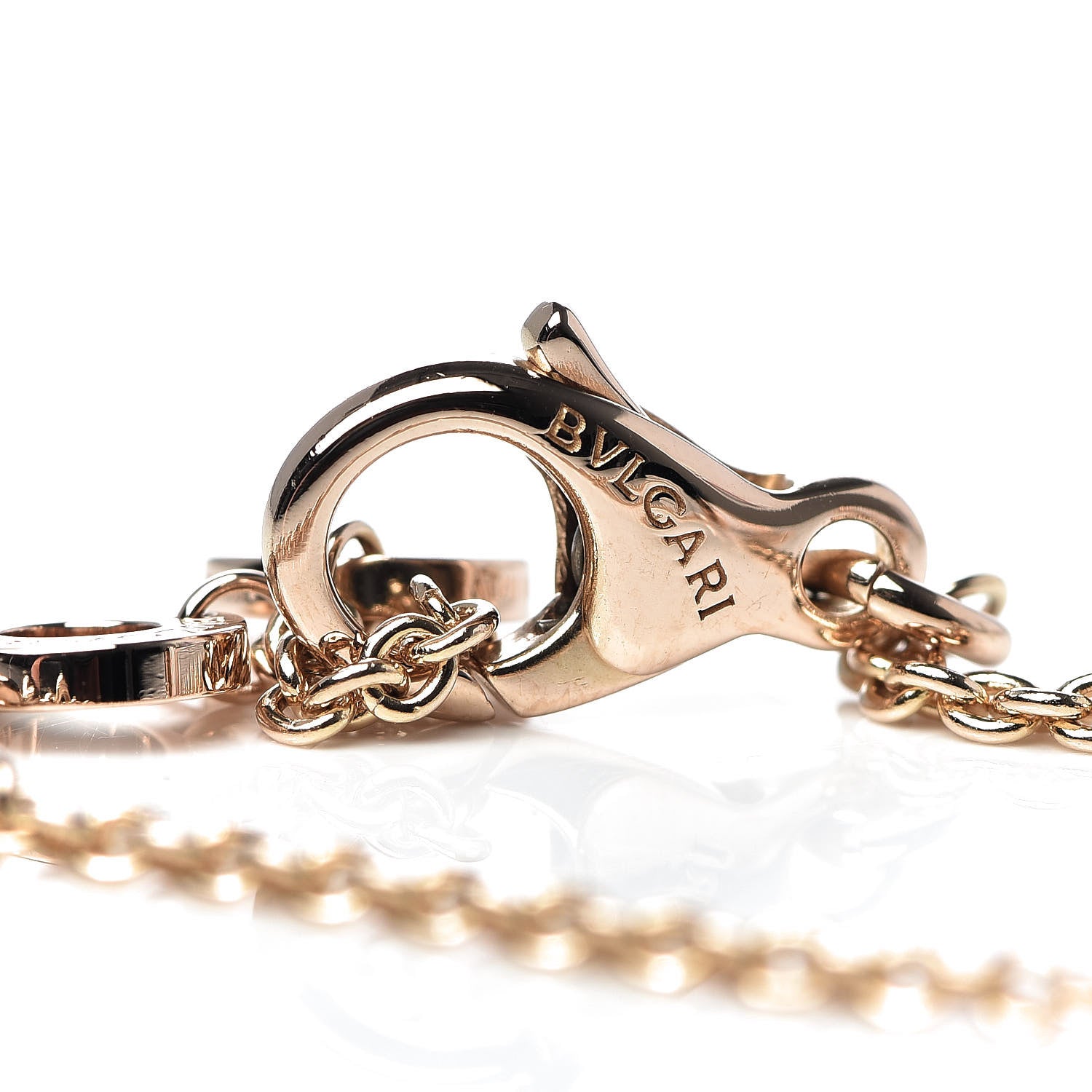 Bulgari 18K Rose Gold White Ceramic B.Zero1 Bracelet 4 of 5