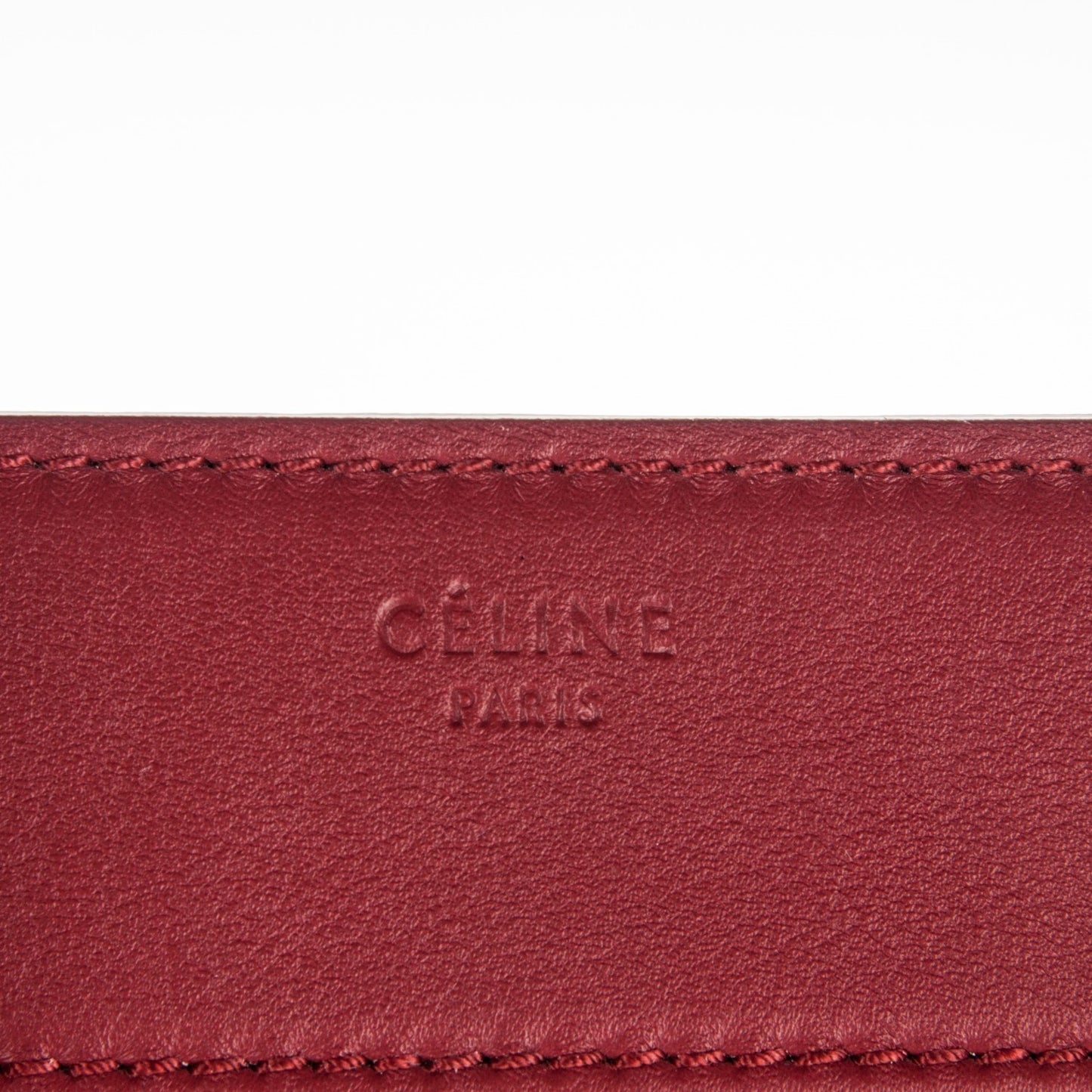 Supple Calfskin Medium Phantom Luggage Red