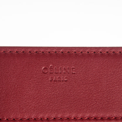 Celine Supple Calfskin Medium Phantom Luggage Red 7 of 8