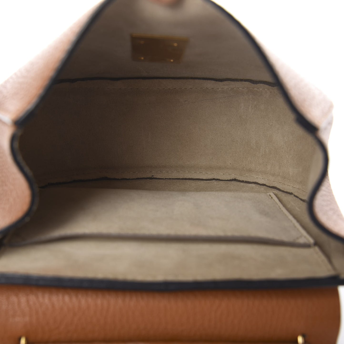 Grained Lambskin Mini Drew Shoulder Bag Caramel