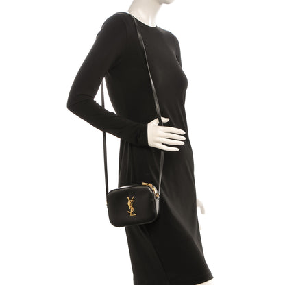 Saint Laurent Grain De Poudre Small Classic Monogram Camera Bag Black 2 of 8