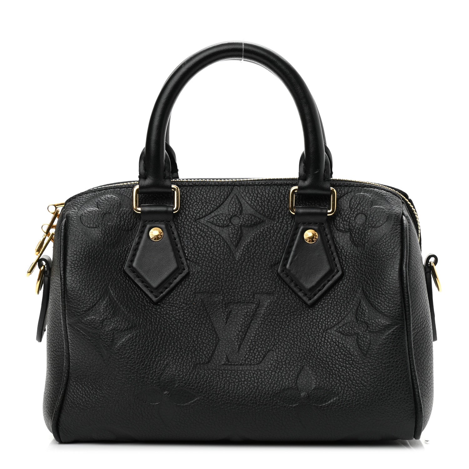 Louis Vuitton Empreinte Monogram Giant Speedy Bandouliere 20 Black 1 of 8