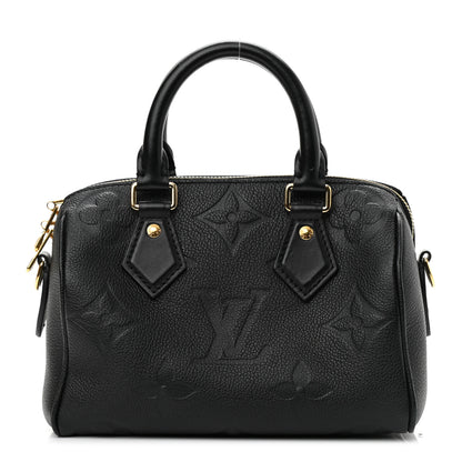 Louis Vuitton Empreinte Monogram Giant Speedy Bandouliere 20 Black 1 of 8