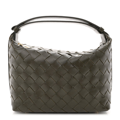Bottega Veneta Calfskin Nappa Intrecciato Mini Wallace Kaki 1 of 11