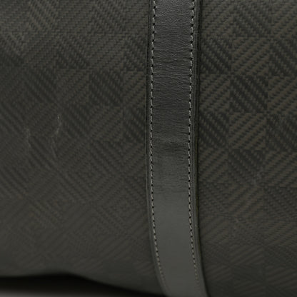 Louis Vuitton Damier Carbone Keepall Bandouliere 55 13 of 14