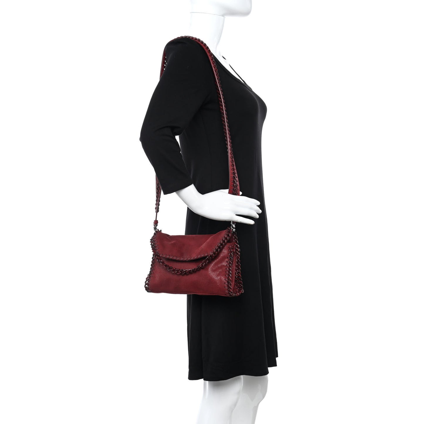 Shaggy Deer Mini Candy Falabella Dark Cherry