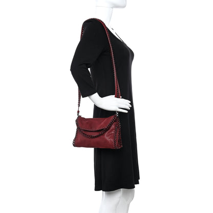 Stella McCartney Shaggy Deer Mini Candy Falabella Dark Cherry 2 of 7