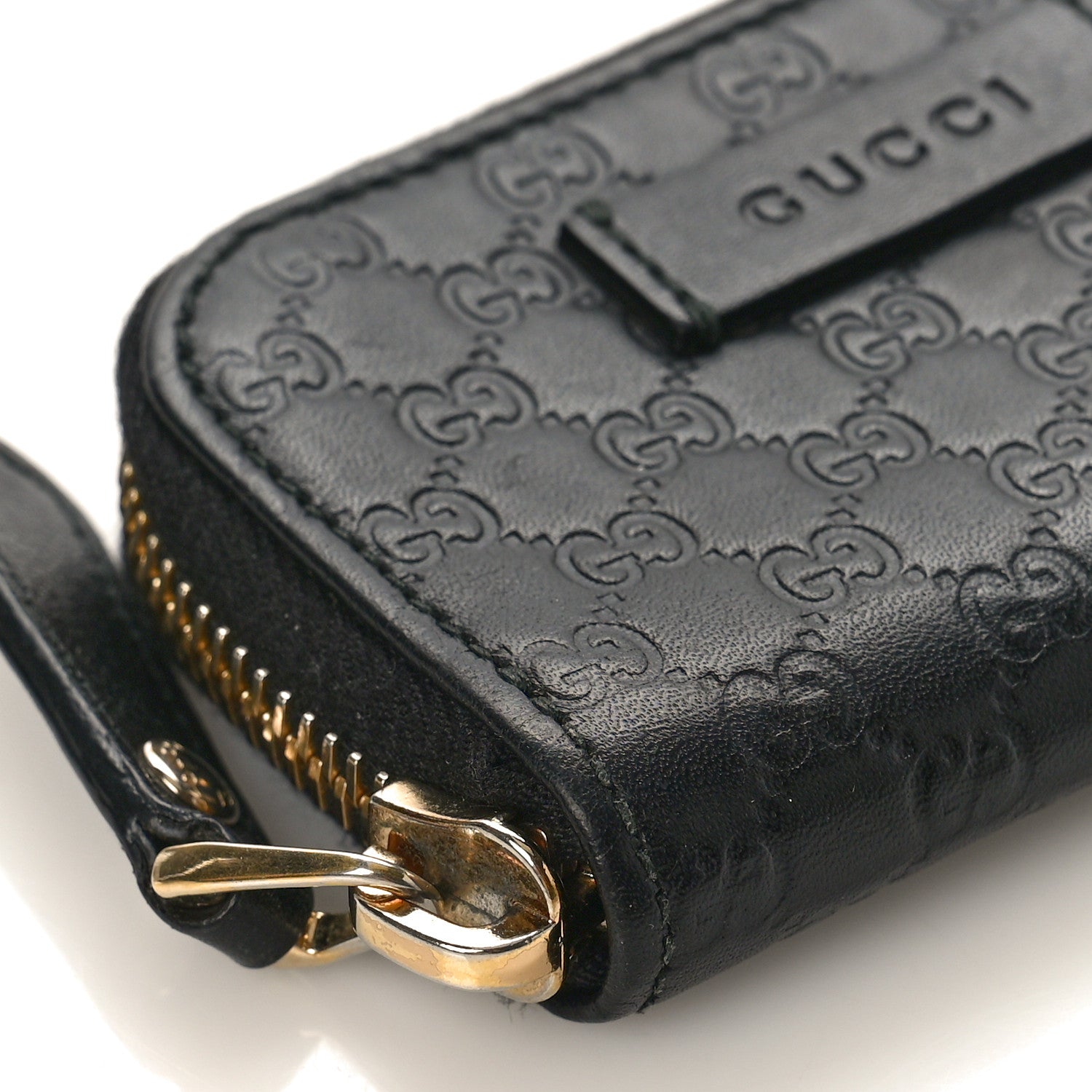 Gucci Microguccissima Zip Around Card Case Black 7 of 8