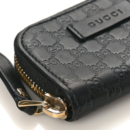 Gucci Microguccissima Zip Around Card Case Black 7 of 8