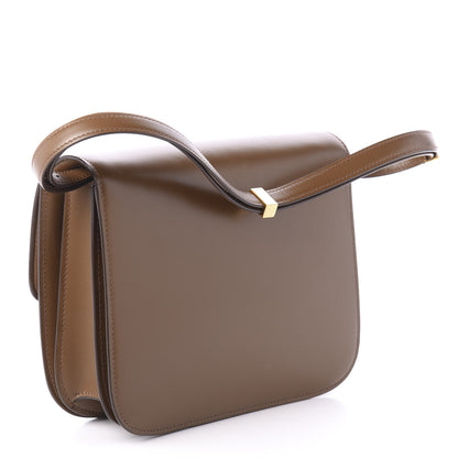 Celine Box Calfskin Medium Classic Box Flap Bag Camel 3 of 10