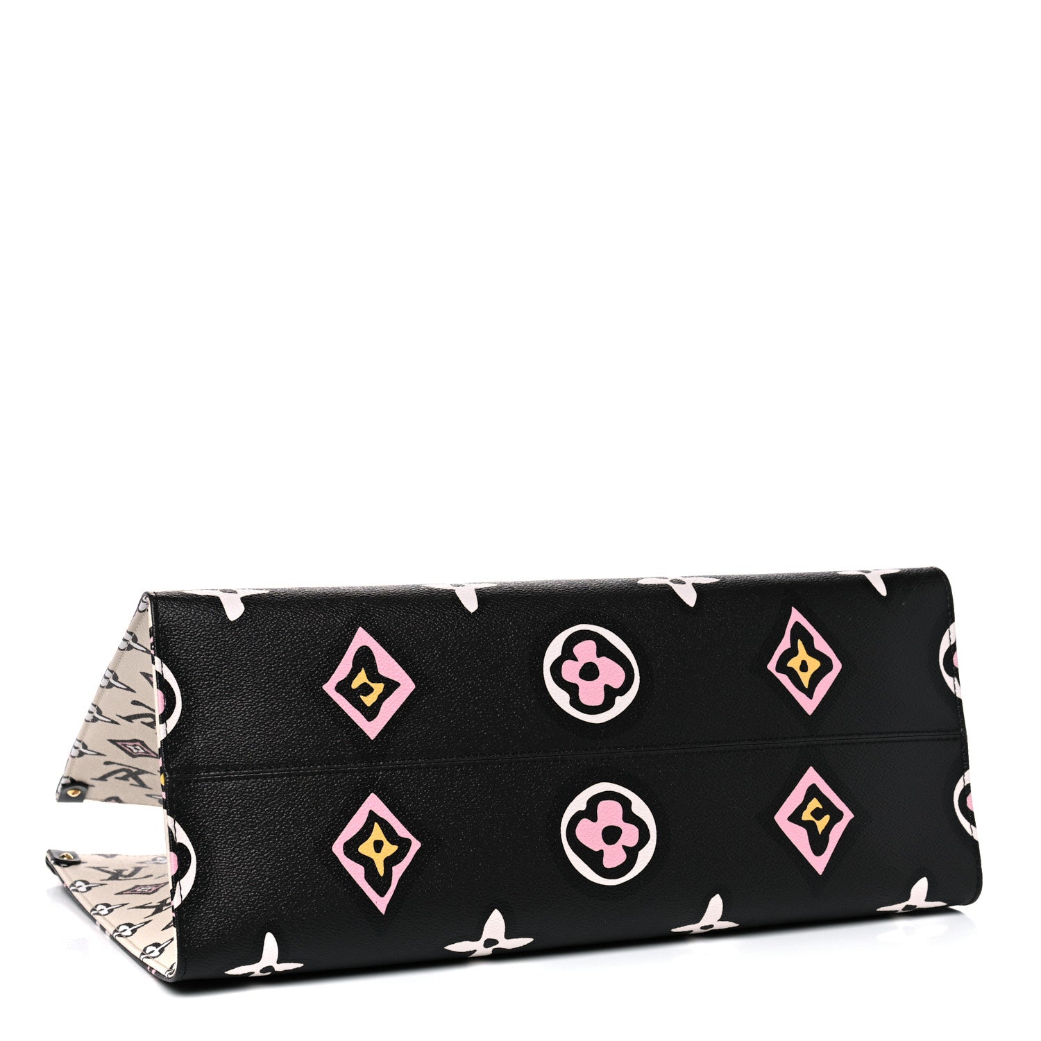 Louis Vuitton Monogram Giant Wild At Heart Onthego GM Black 4 of 9