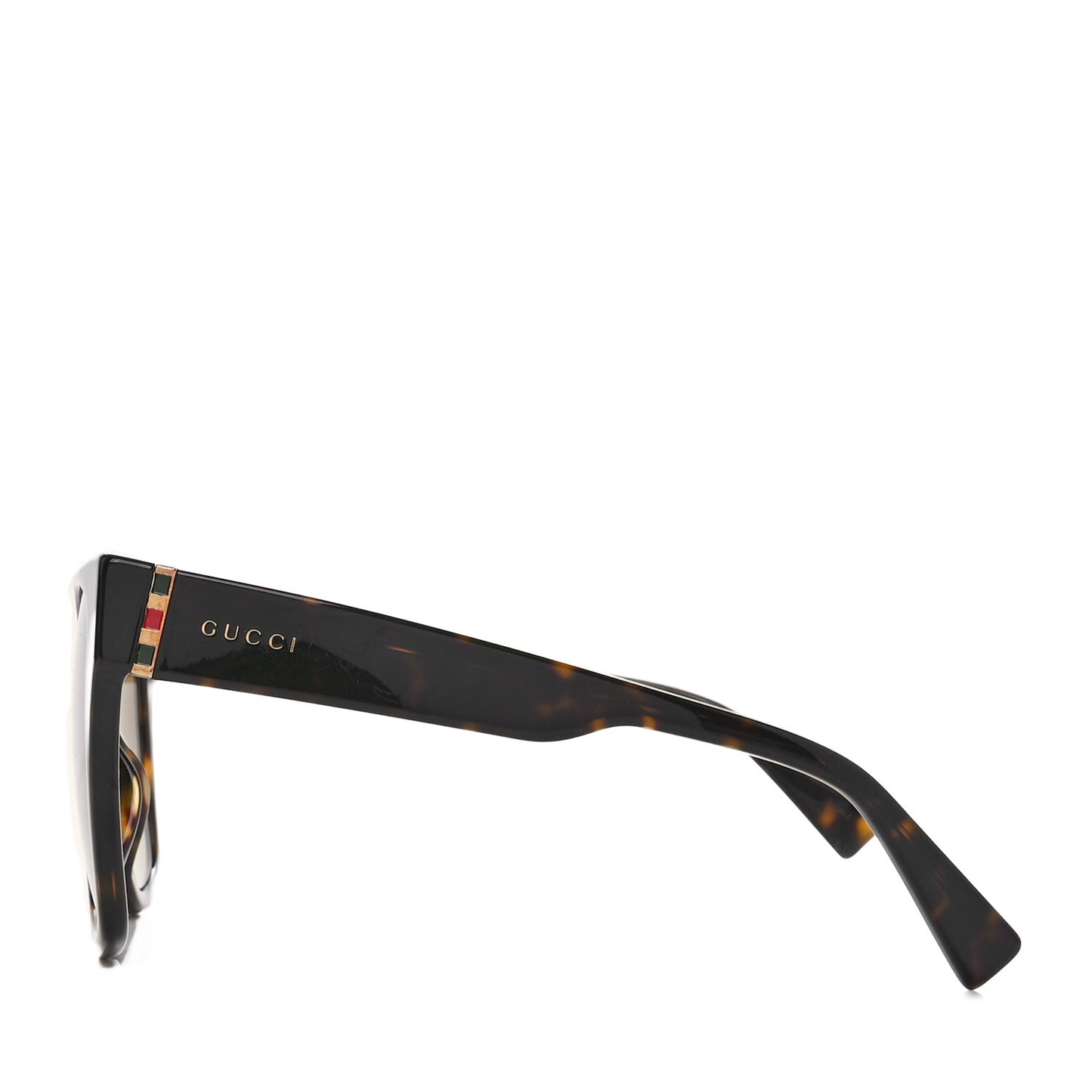 Acetate Square Frame Sunglasses GG0459S Tortoise
