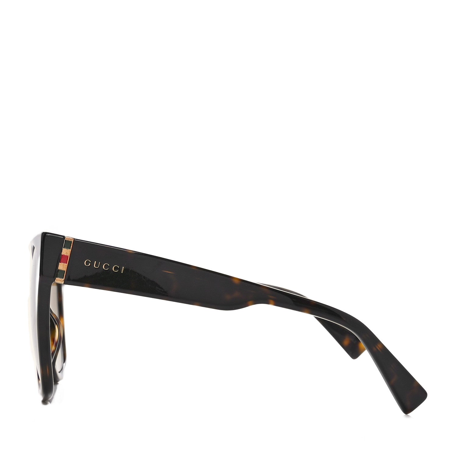 Gucci Acetate Square Frame Sunglasses GG0459S Tortoise 3 of 8