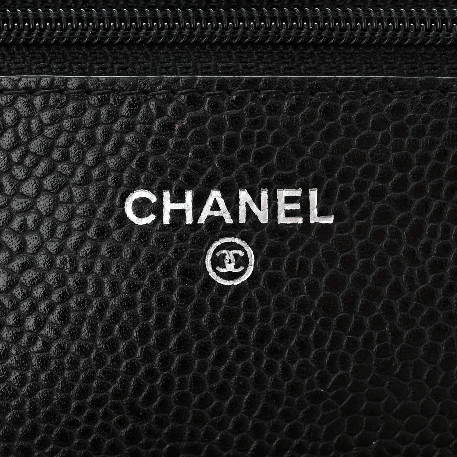 Chanel Caviar Quilted Wallet On Chain WOC Black 6 of 12
