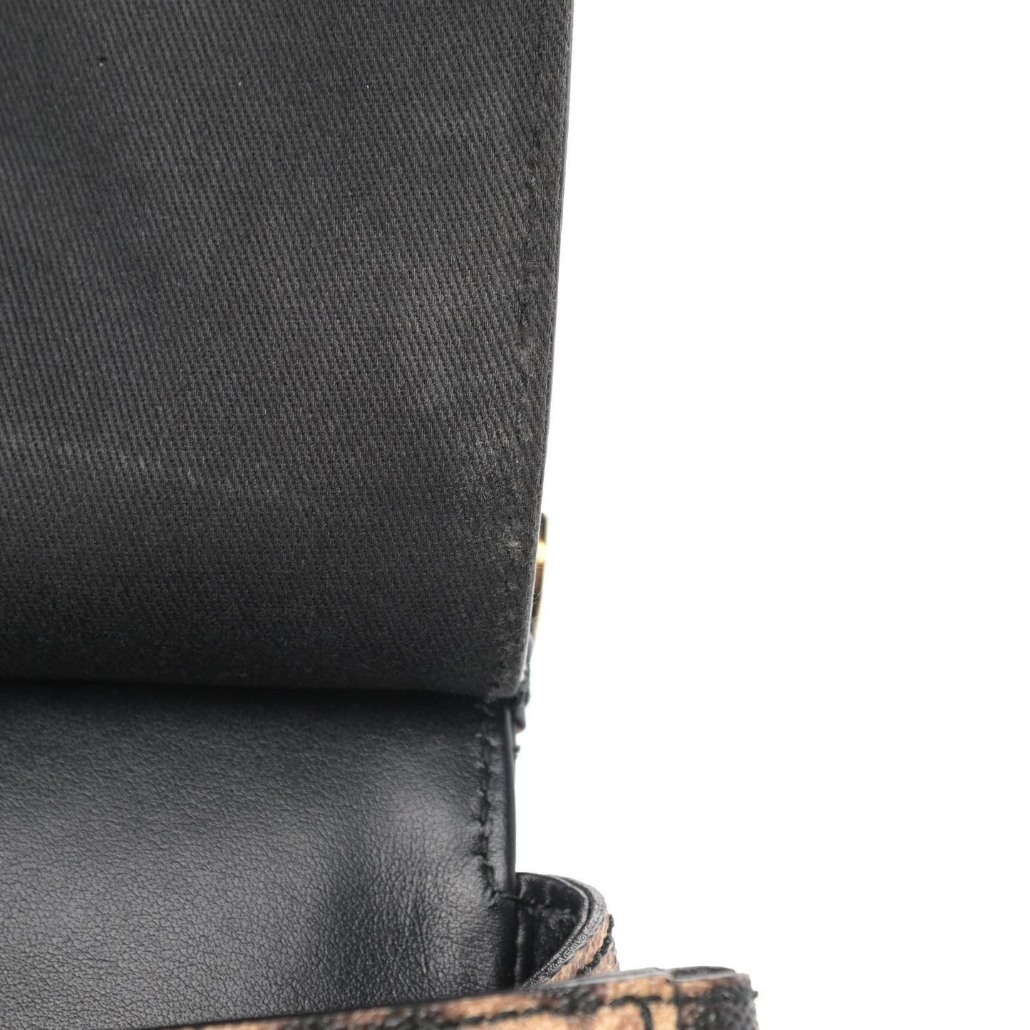 Dauphine Leopard Print Small Miss Sicily Satchel Black