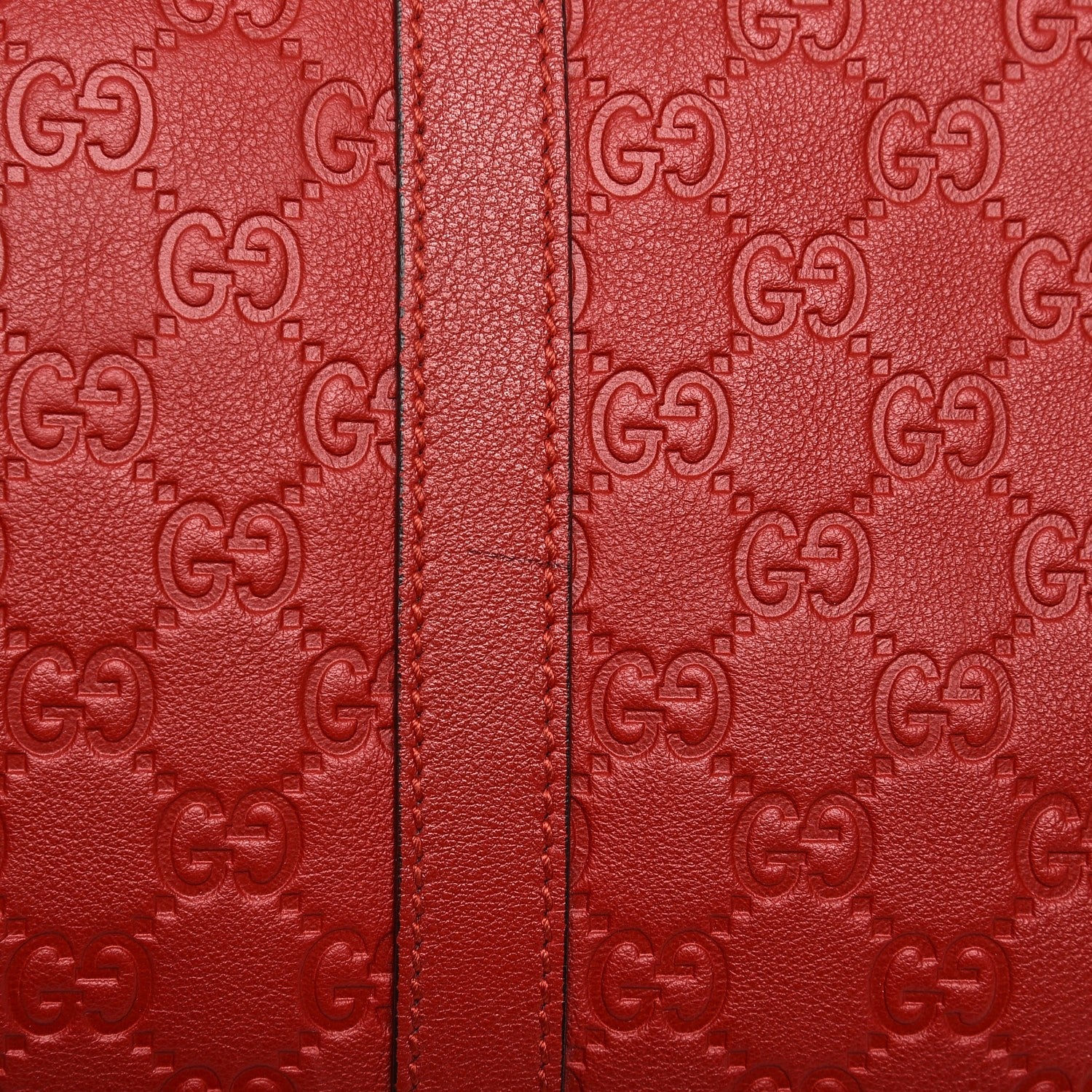Gucci Guccissima Large Carry On Duffle Red 10 of 11