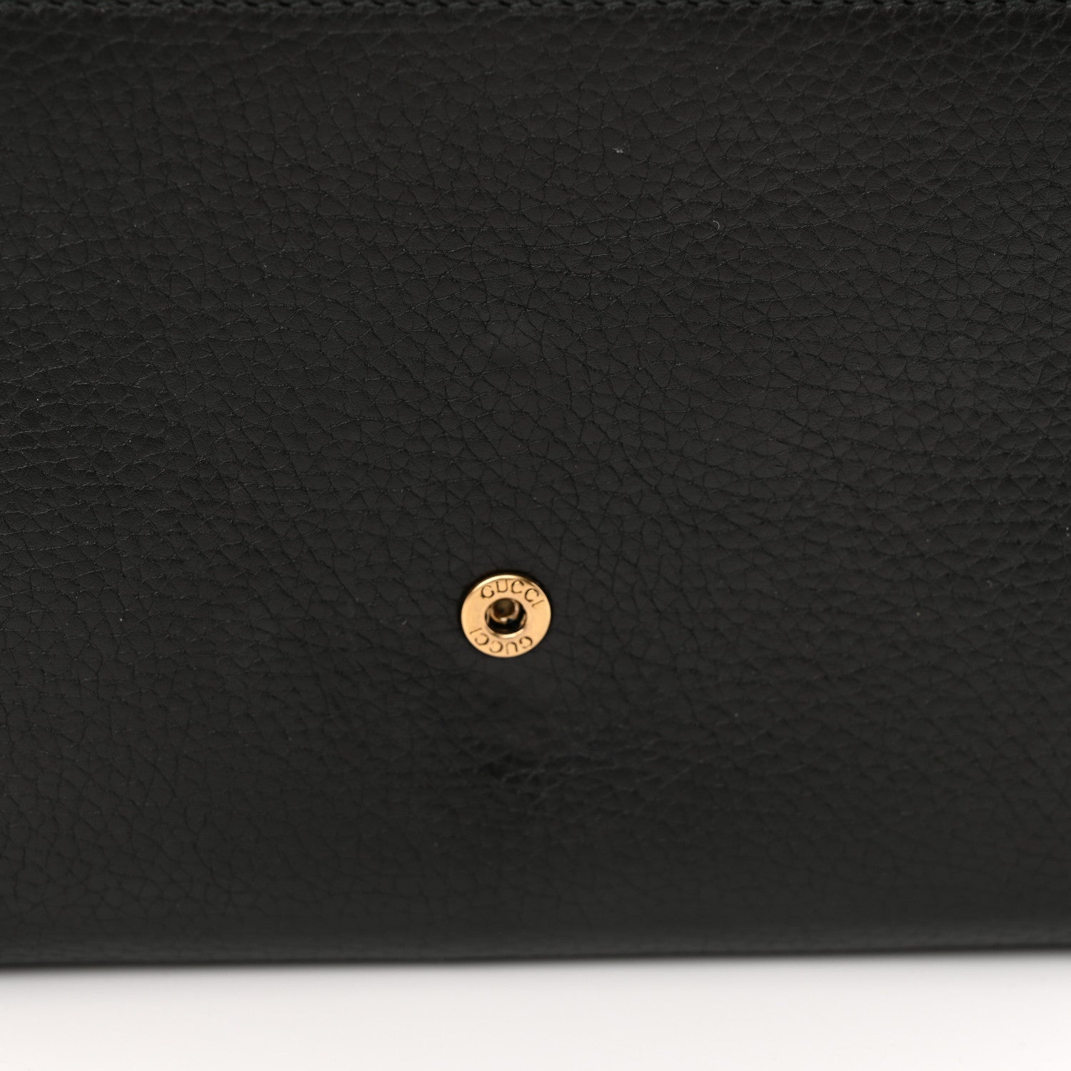 Gucci Calfskin GG Marmont Chain Wallet Black 12 of 13