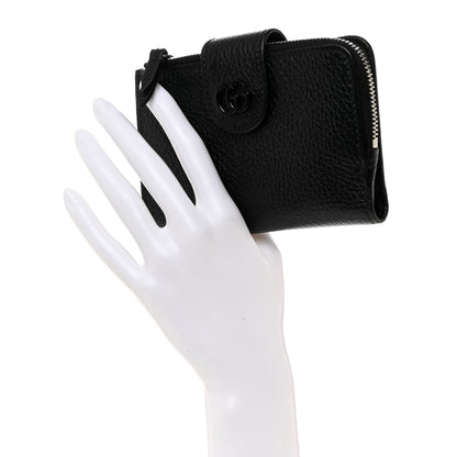 Gucci Dollar Calfskin Double G Wallet Black 2 of 8