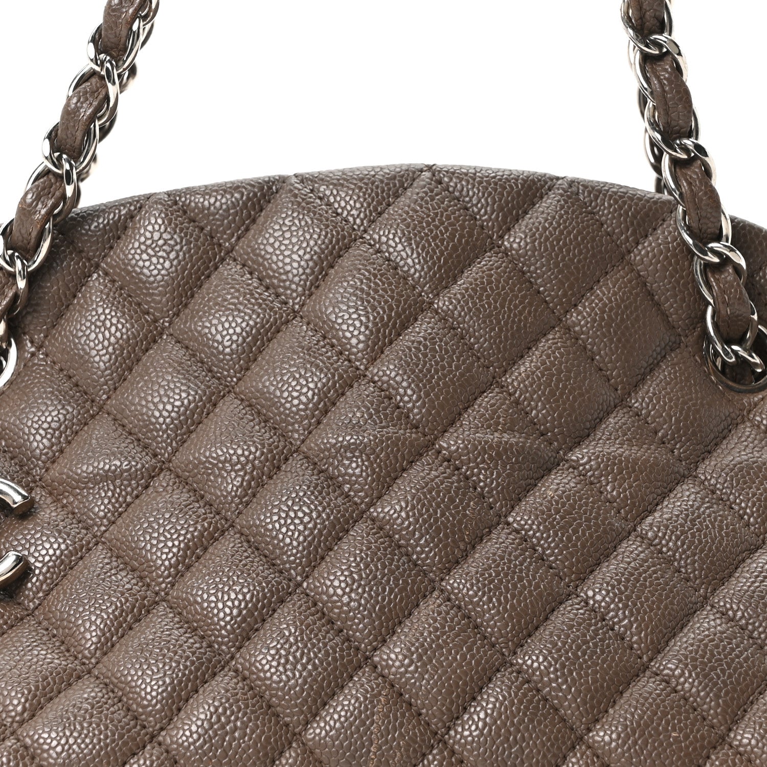 Chanel Caviar Quilted Medium Just Mademoiselle Beige 8 of 10