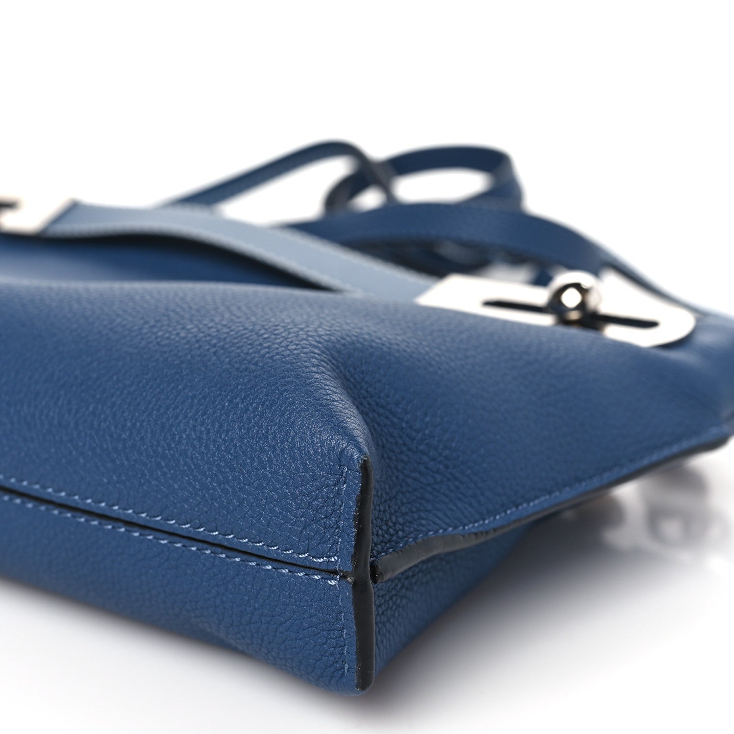Loewe Grained Calfskin Small Missy Bag Varsity Blue 9 of 9