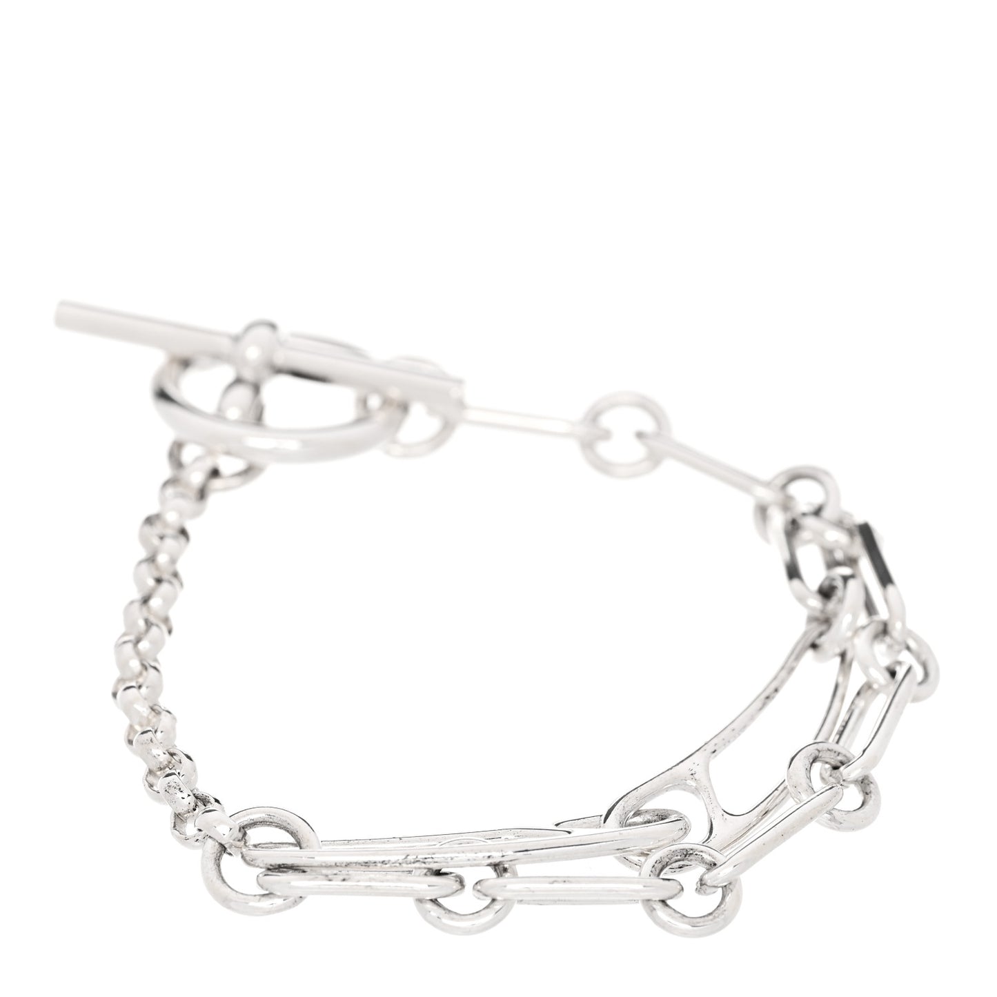 Sterling Silver Chaine d'Ancre Punk Bracelet SH