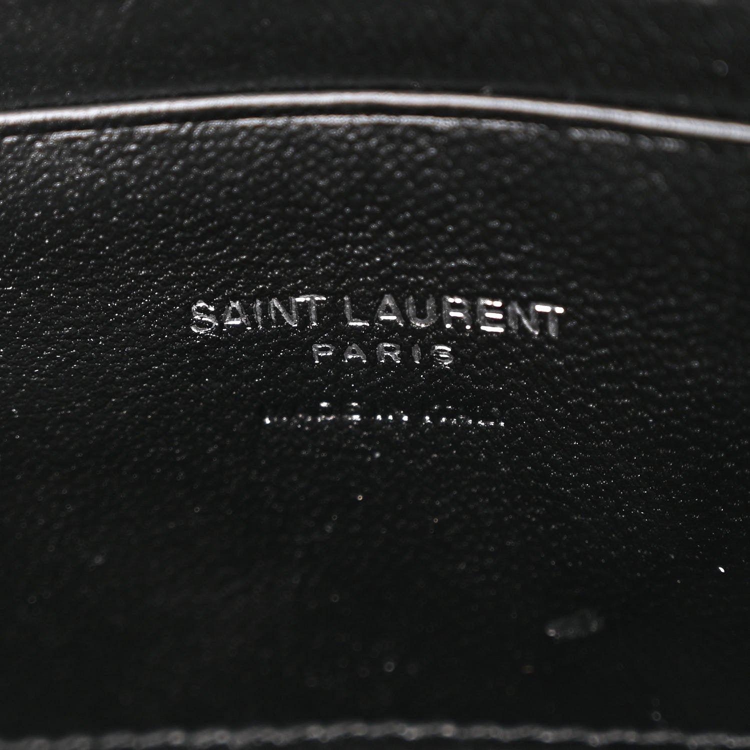 Saint Laurent Grain De Poudre Matelasse Monogram Mini Lou Camera Bag Black 6 of 11