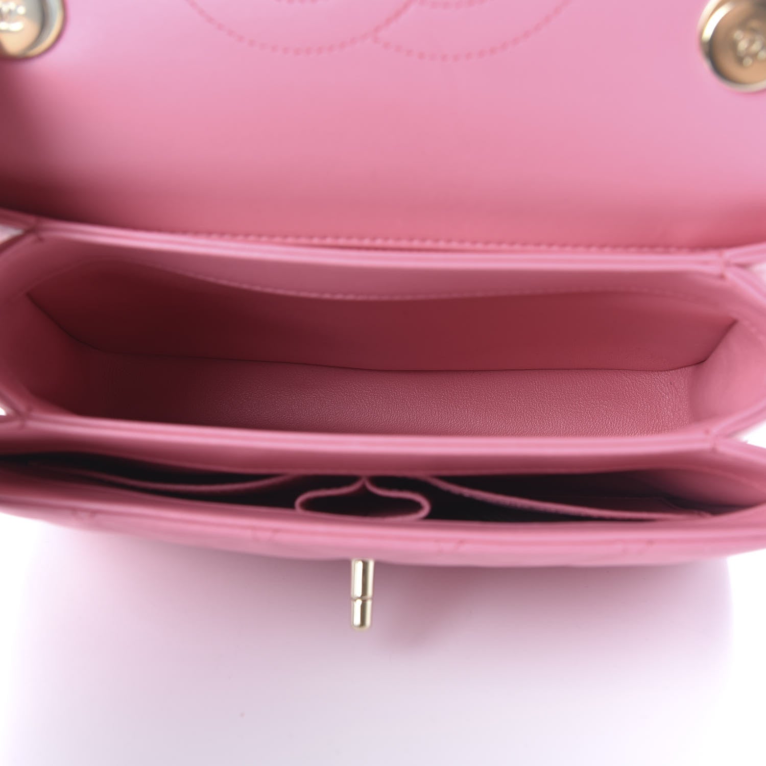 Chanel Lambskin Quilted Small Trendy CC Flap Dual Handle Bag Pink 5 of 10