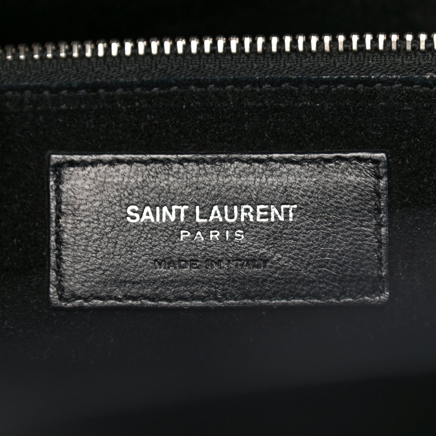 Calfskin Crocodile Embossed Small Sac de Jour Black