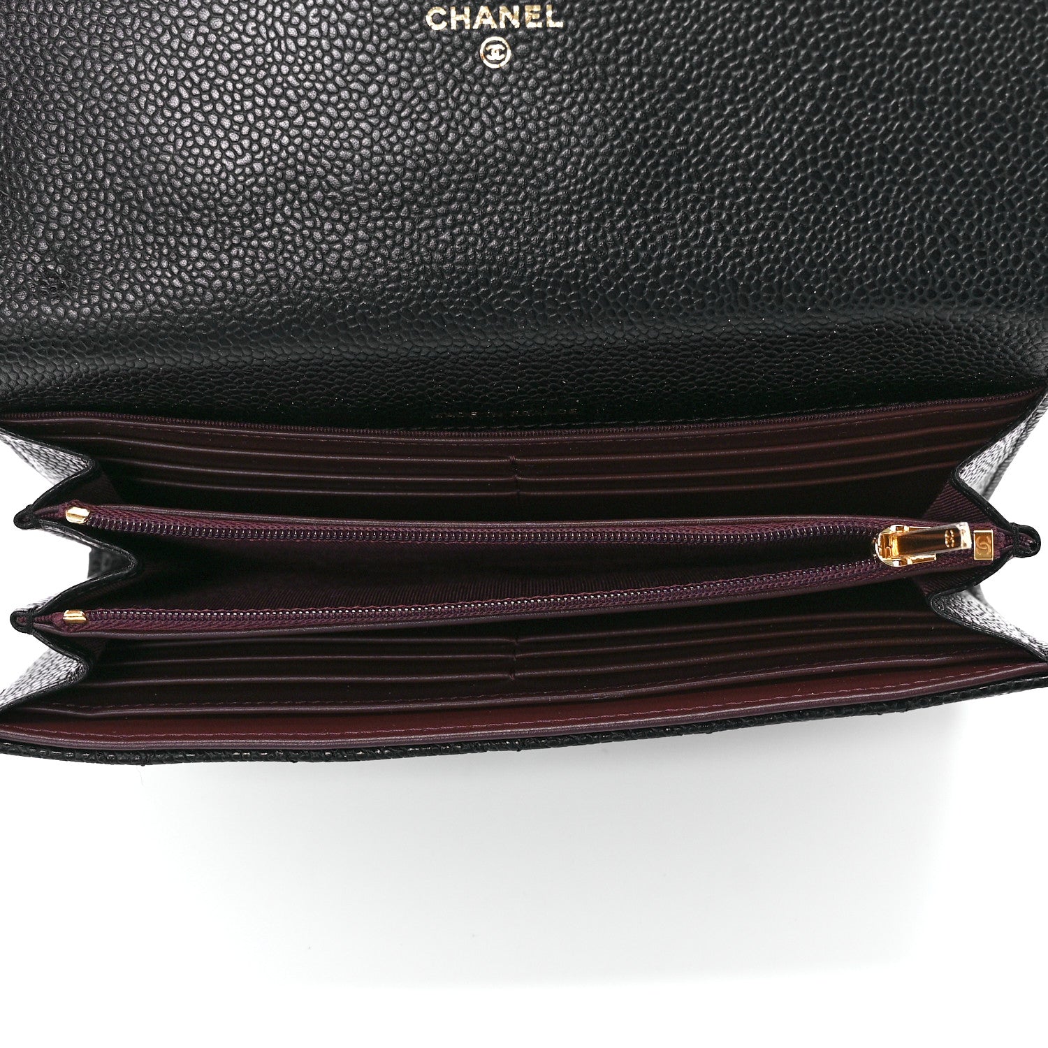 Chanel Caviar Quilted Large Flap Wallet Black 5 of 13