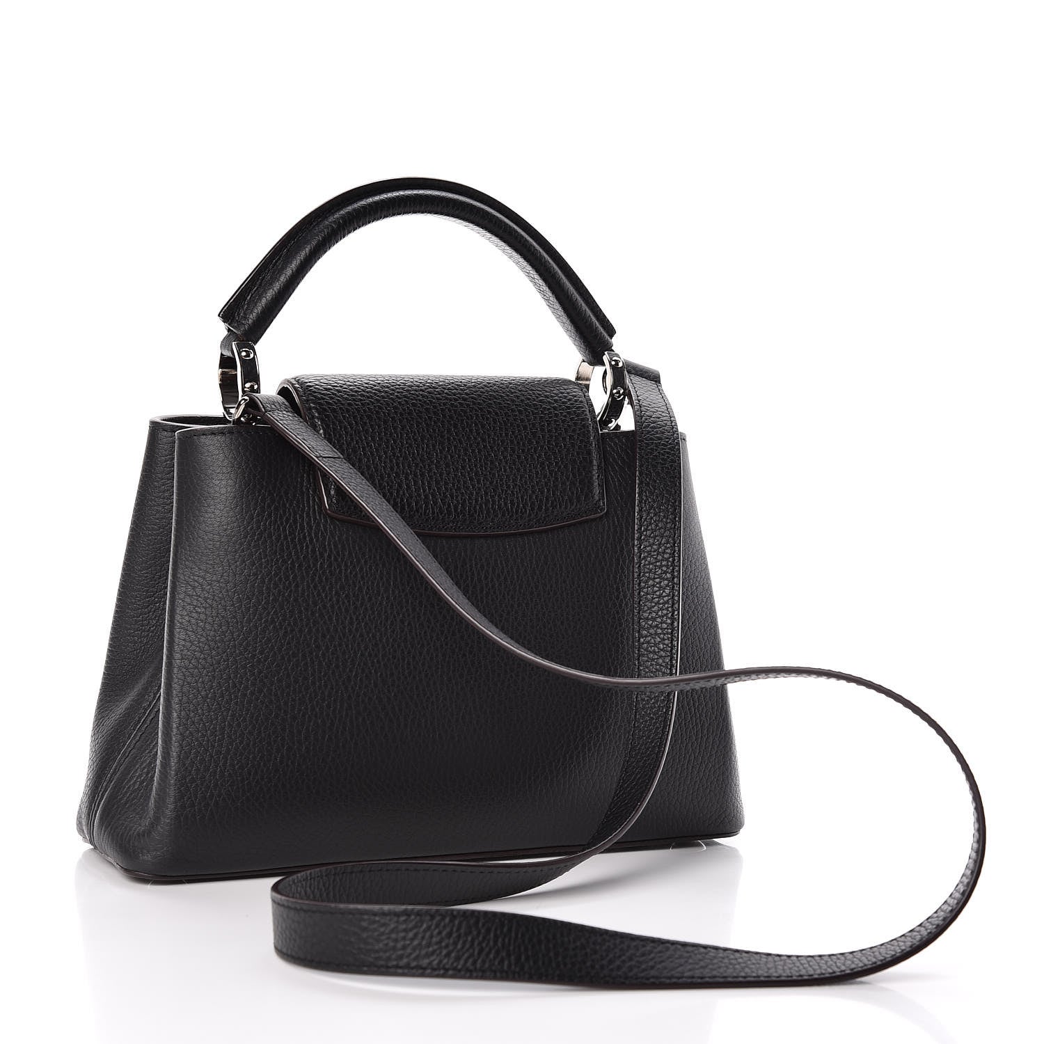 Louis Vuitton Taurillon Capucines BB Black 3 of 10