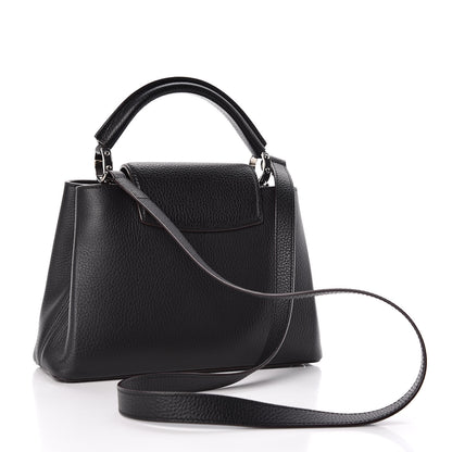 Louis Vuitton Taurillon Capucines BB Black 3 of 10